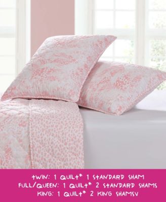 Butterfly Ombre 3 Piece Quilt Set, Full/Queen