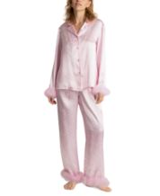 White Mark Satin Cami and Shorts Pajama Set - Macy's