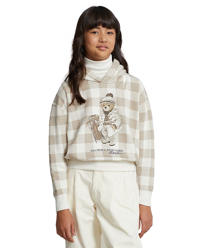 Macy's Polo Ralph Lauren Big Girls Polo Bear Fleece Sweatshirt 69.50