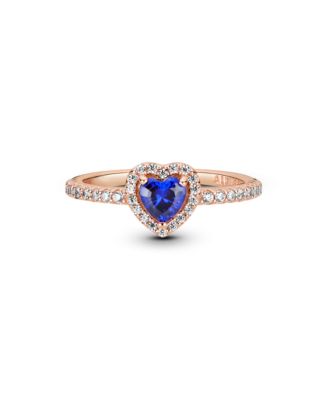 Cubic Zirconia Timeless Sparkling Elevated Heart Ring