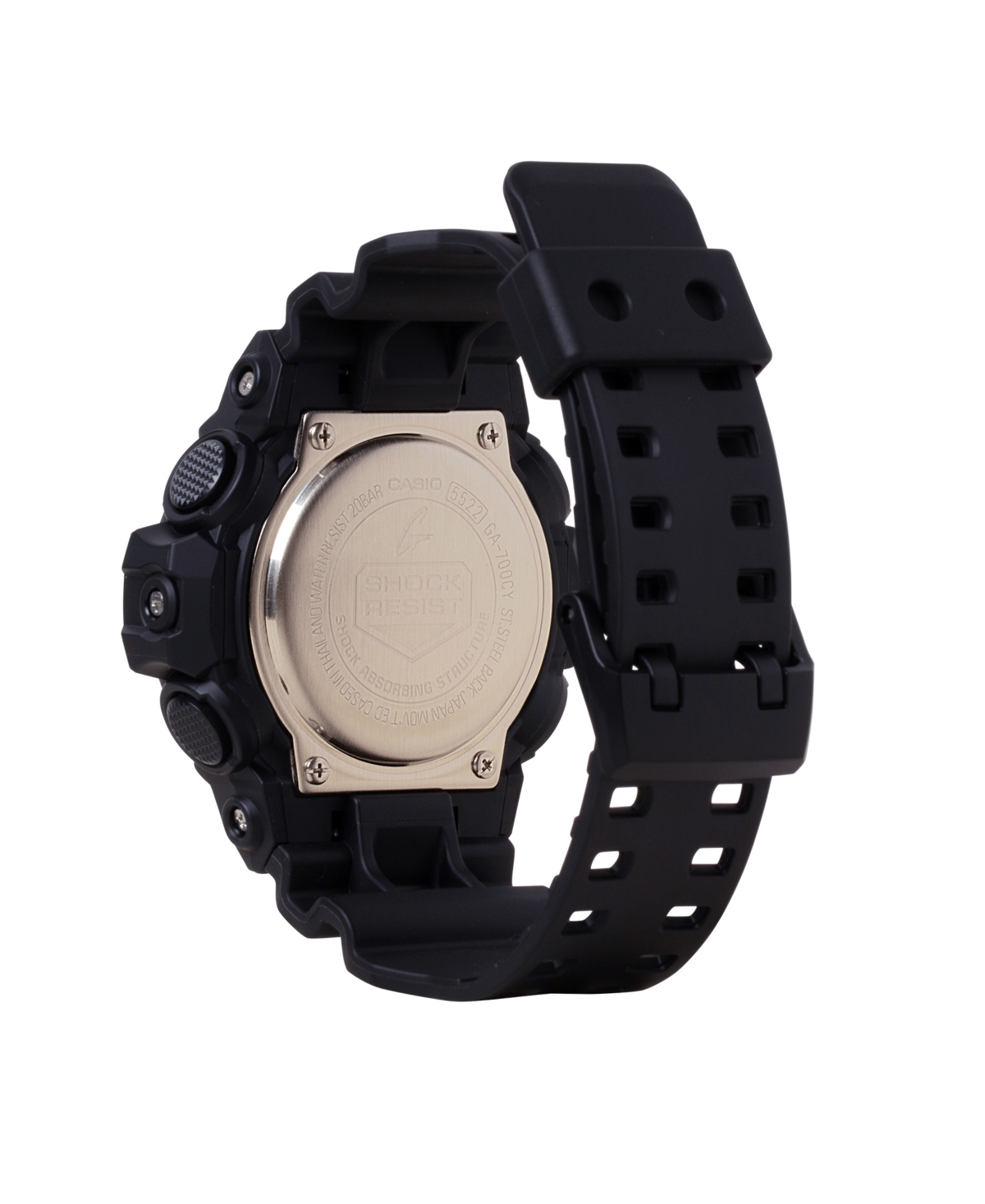 Shop G-shock Men's Analog Digital Black Resin Watch 53.4mm, Ga700cy-1a