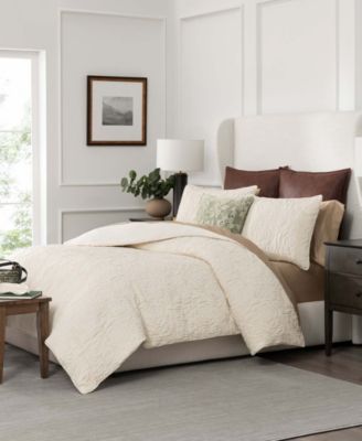 Patricia Nash Rose Embossed Comforter Sets In Taupe