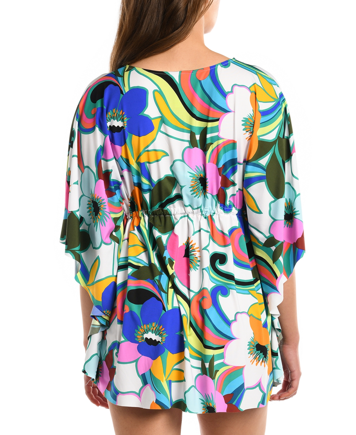 La Blanca Women's Sun Catcher Printed Caftan Cover-Up -multi
