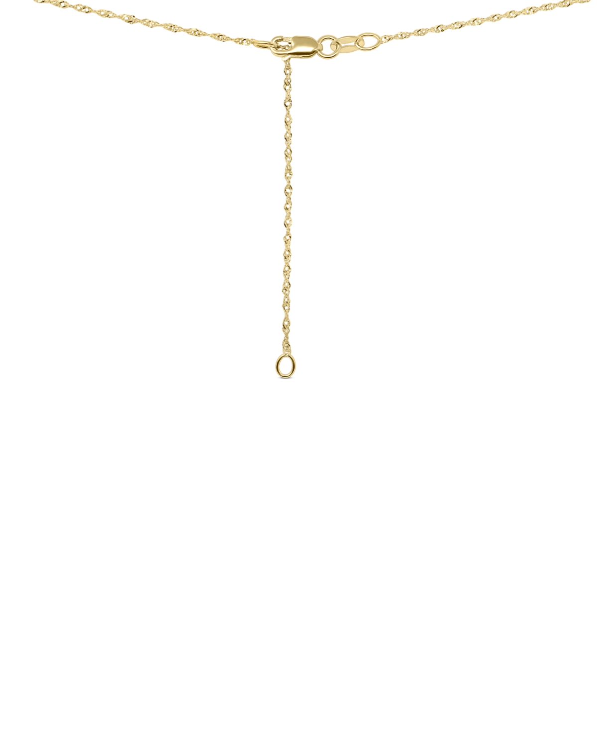 Ruby (7/8 ct. tw.) & Diamond (1/20 ct. t.w.) Cross Pendant Necklace in 14k 16