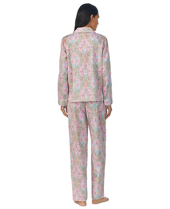 Lauren Ralph Lauren Women's Strappy Cami & Boxer Pajama Shorts Set - Macy's