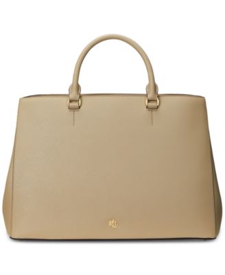 Lauren Ralph Lauren - Crosshatch Leather Large Hanna Satchel