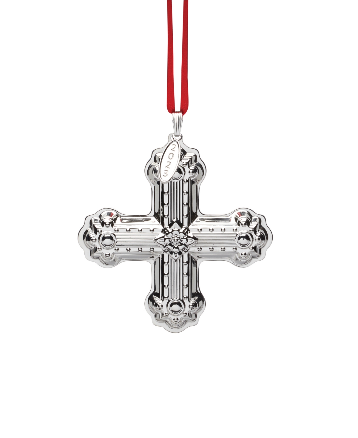 Reed & Barton 2023 53rd Annual Christmas Cross In Metallic And Sterling Silver