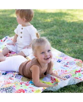 Baby Disney 100 Years Happy Faces Lightweight Roll and Go Blanket