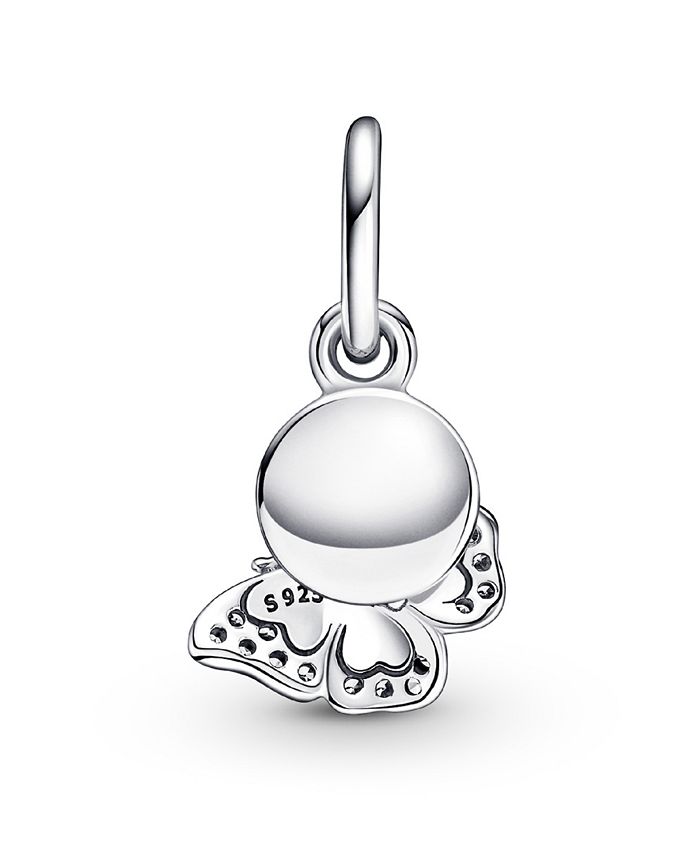 Pandora Cubic Zirconia Blue Butterfly Quote Double Dangle Charm Macy's