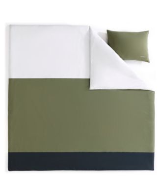 CLOSEOUT! Skyline Stripe Reversible 2 Piece Comforter Set, Twin