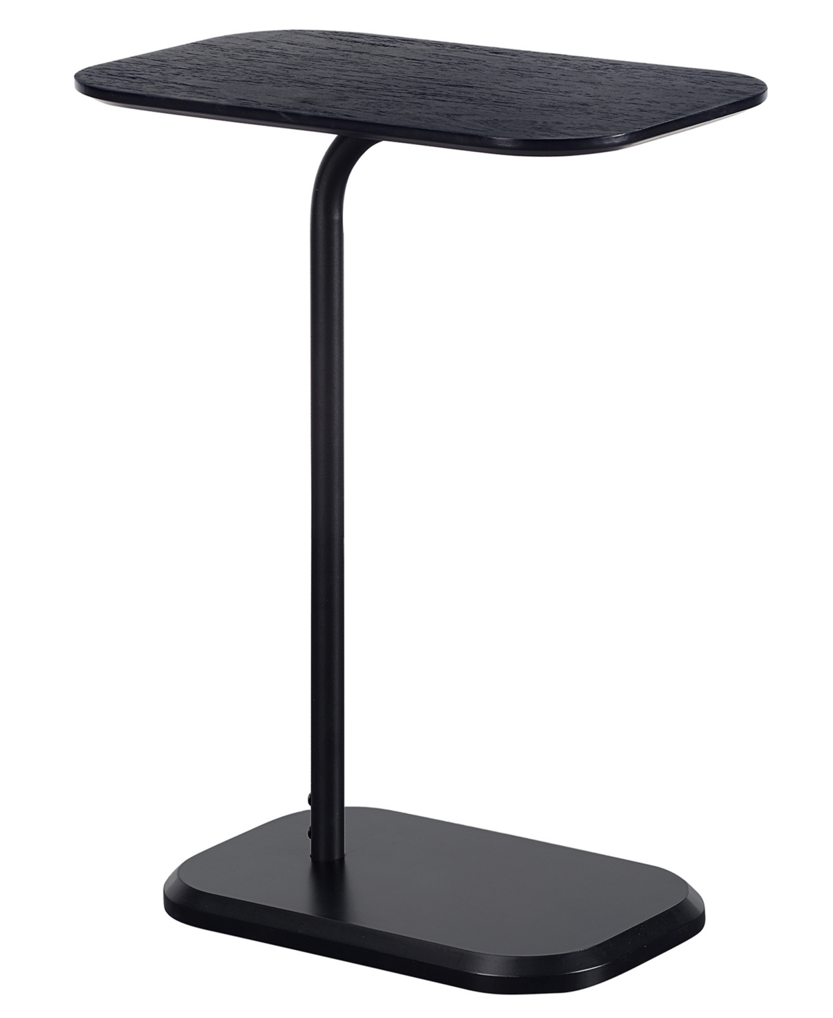 Convenience Concepts 19" Medium-density Fiberboard Oslo C End Table In Black,black