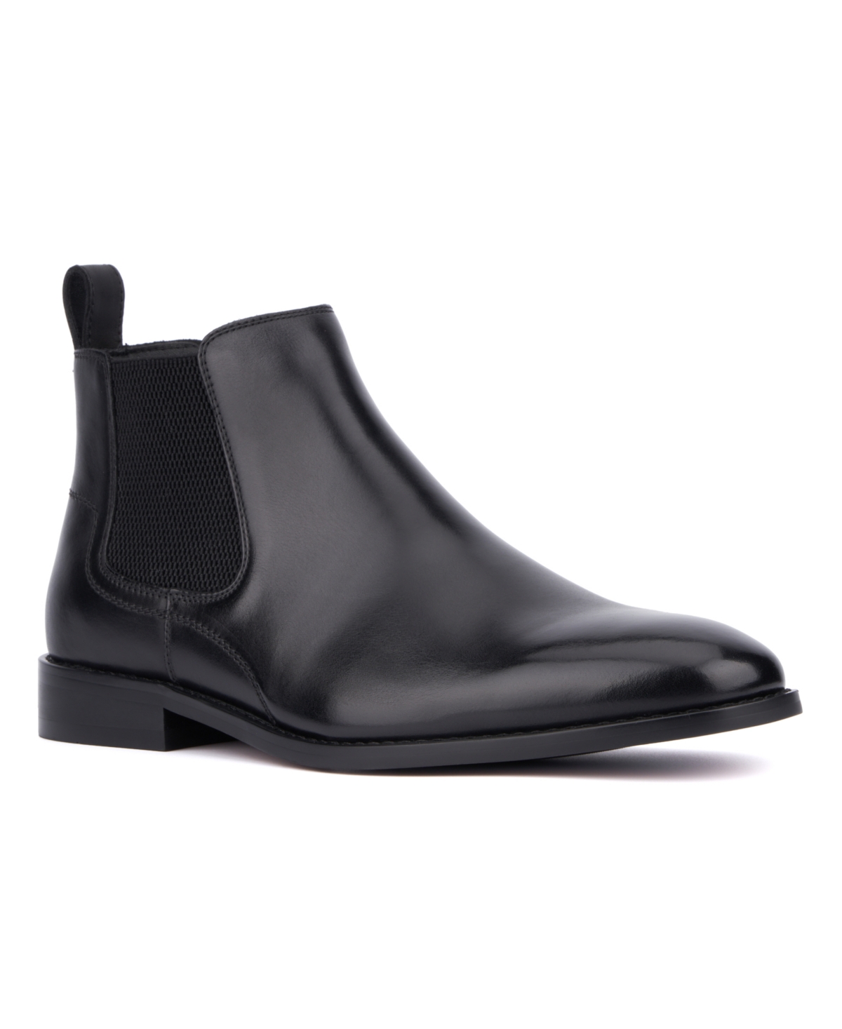 Shop Vintage Foundry Co Men's Darwin Leather Chelsea Boots In Black