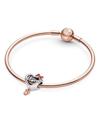 Sterling Silver Disney Minnie Mouse Mom Heart Charm