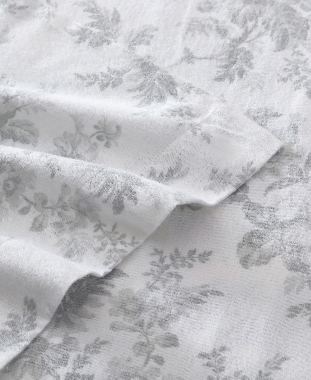 Laura Ashley Cotton Flannel 3 Piece Sheet Set, Twin