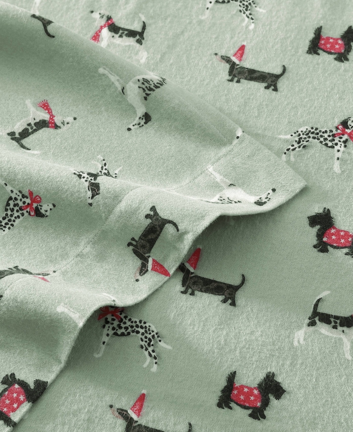 Laura Ashley Cotton Flannel 4-piece Sheet Set, Queen