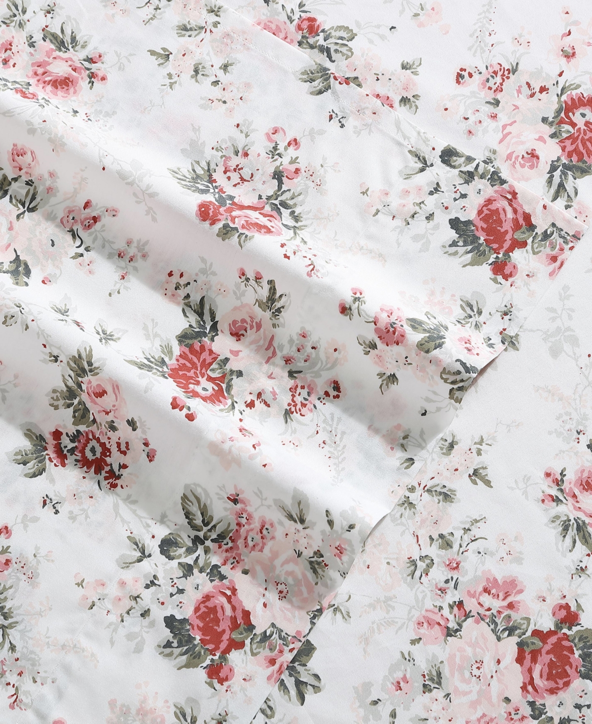 Laura Ashley Cotton Percale 3-pc. Sheet Set, Twin