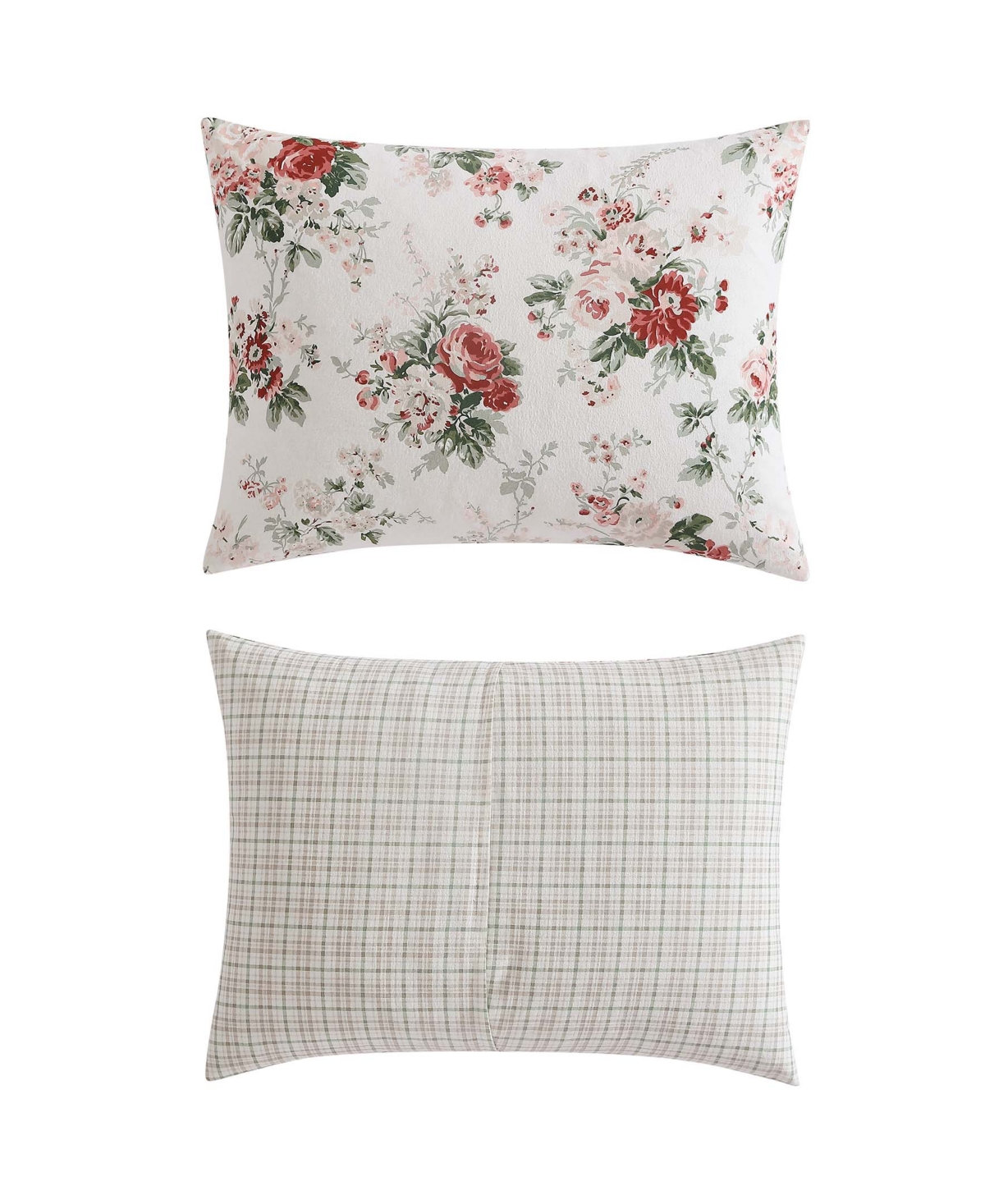 Laura Ashley Ashfield Flannel -Piece Comforter Set