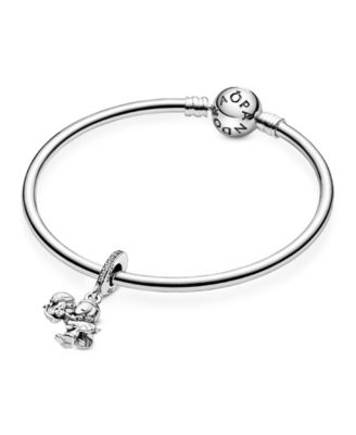 Cubic Zirconia Married Couple Dangle Charm