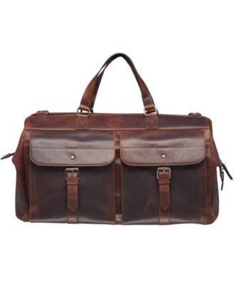 Men's Buffalo Dowel Rod Duffle Bag for Carry-On Travel