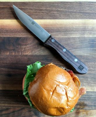 4-Piece Steakhouse Steak Knife Set with Storage Case