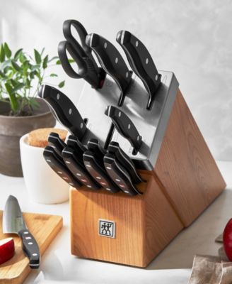 TWIN Signature 15-Piece Self-Sharpening Knife Block Set