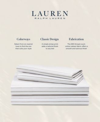 Spencer Stripe Pillowcase Pair, Standard