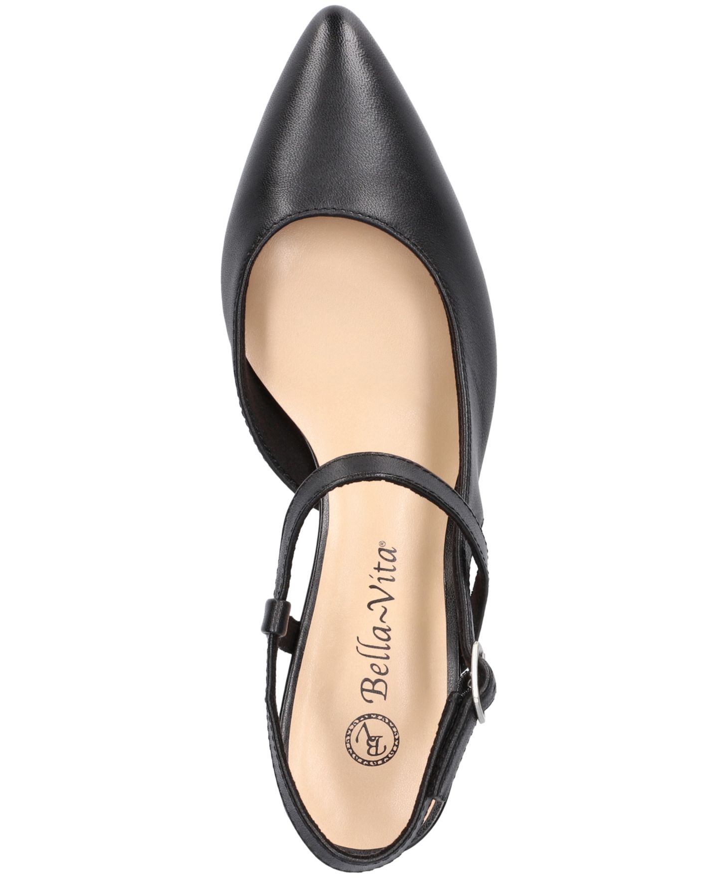 Женские туфли Bella Vita Kayce Slingback Pumps, цвет: Чёрный кожаный — фото 4