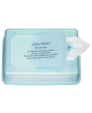 UPC 729238167032 product image for Shiseido Pureness Refreshing Cleansing Sheets Oil-Free/Alcohol-Free, 30 Sheets | upcitemdb.com