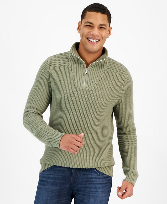 Men's Matthew Quarter-Zip Sweater, Created for Macy's