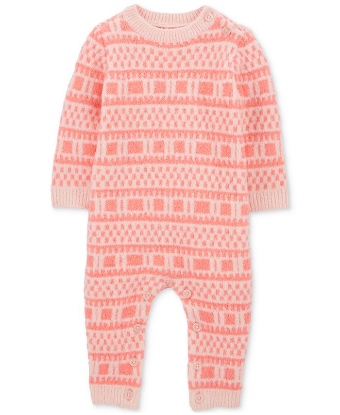 Carter's Baby Girls SweaterKnit Jumpsuit Macy's