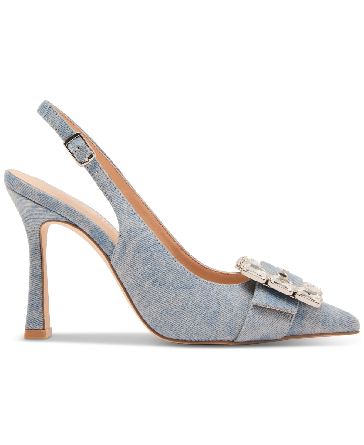 Madden Girl Chacha Slingback Rhinestone Buckled Pumps