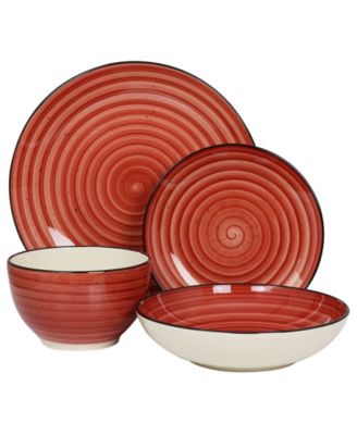 Gia 24 Pc. Dinnerware Set, Service for 6