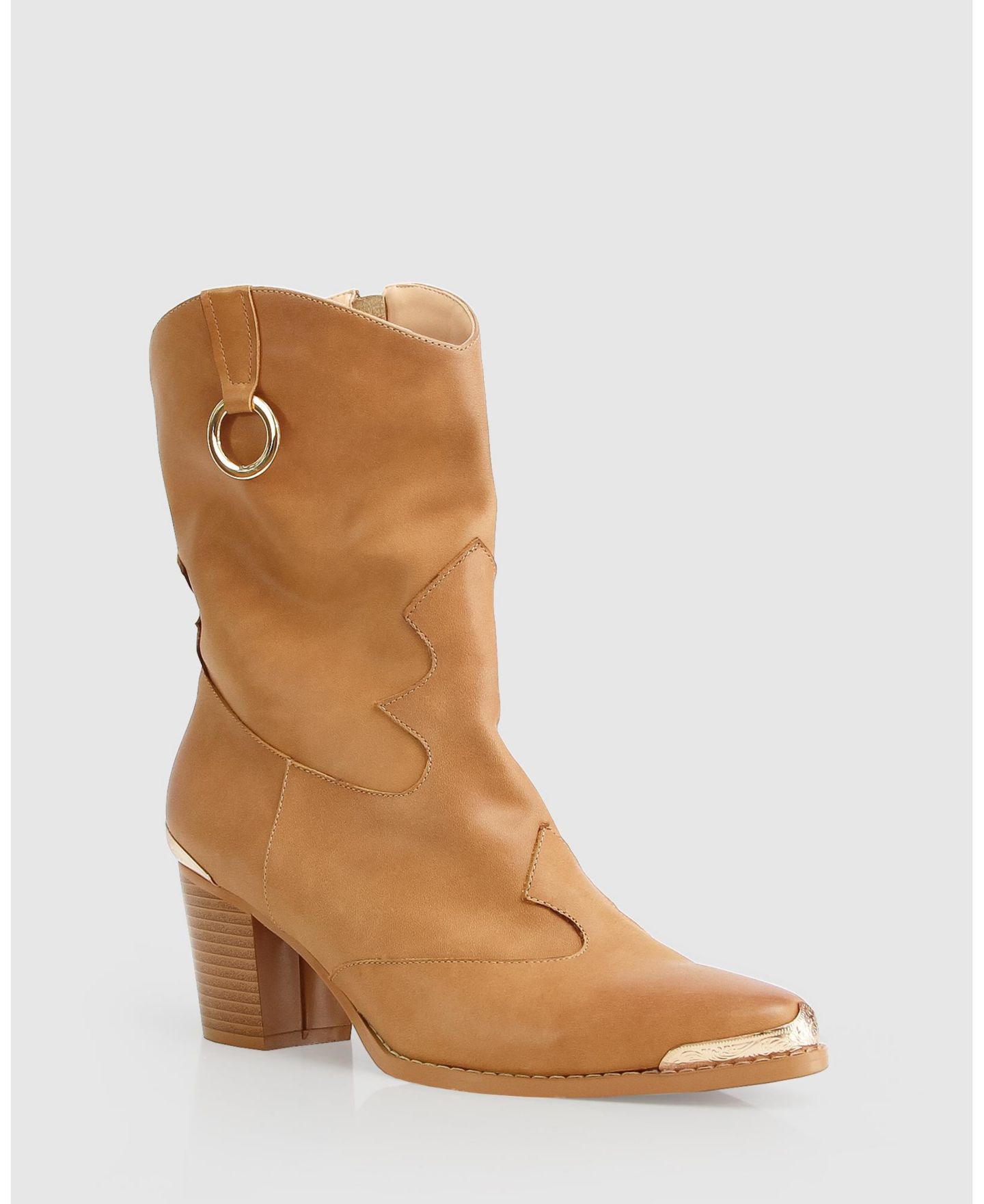 Женские ботинки Belle & Bloom Dallas Western Boot, цвет: Рыжевато-коричневый — фото 2