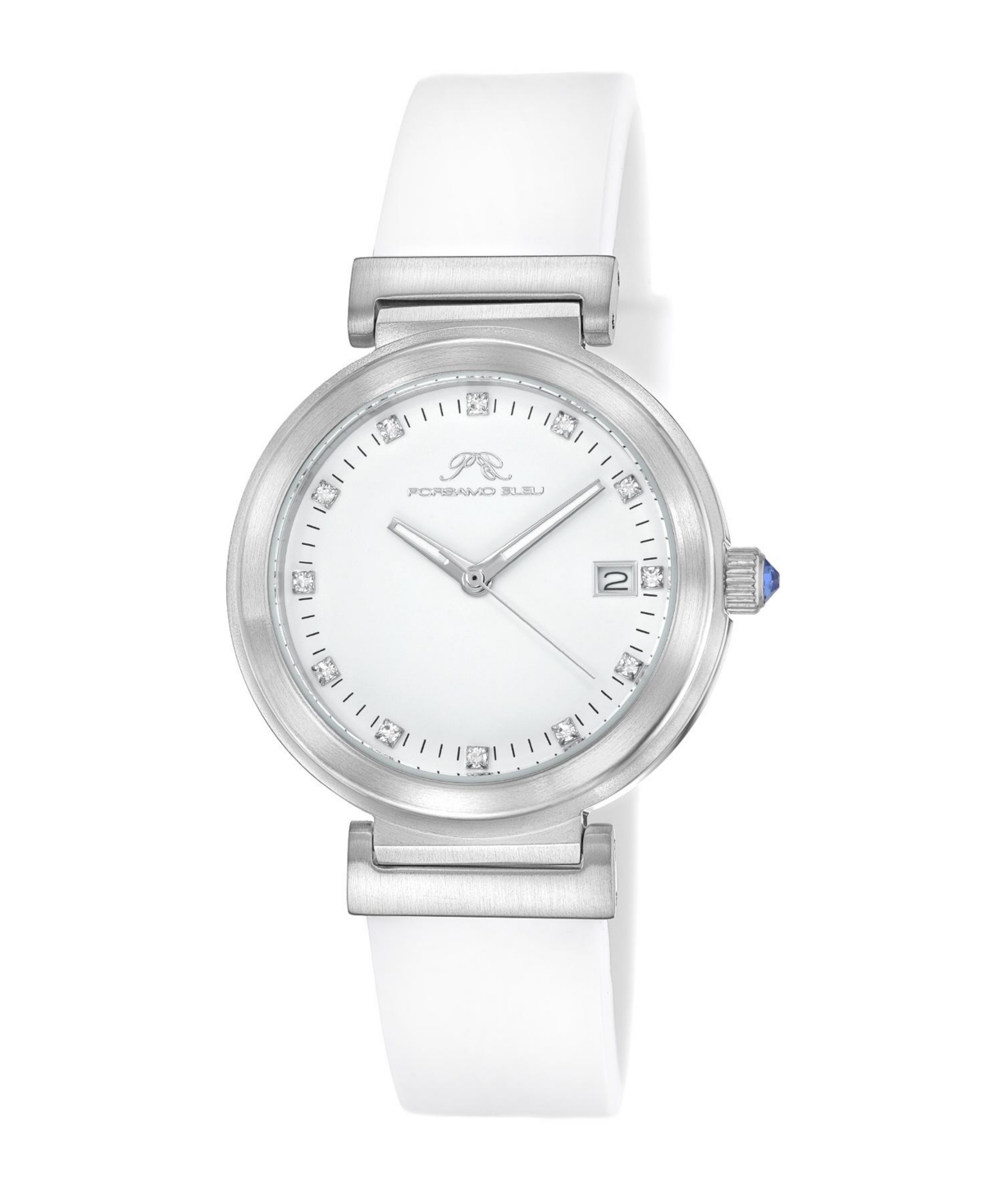 Dahlia Women's White Silicone Watch - White