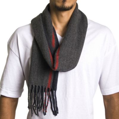 Men's Scarf Soft 80 Inch Long Warm Scarves Plaids Winter Shawl