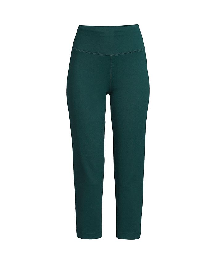 Lands' End Women's Petite Active Crop Yoga Pants Macy's