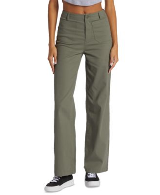 Roxy - Juniors' Coastal Cruiser High-Rise Wide-Leg Pants