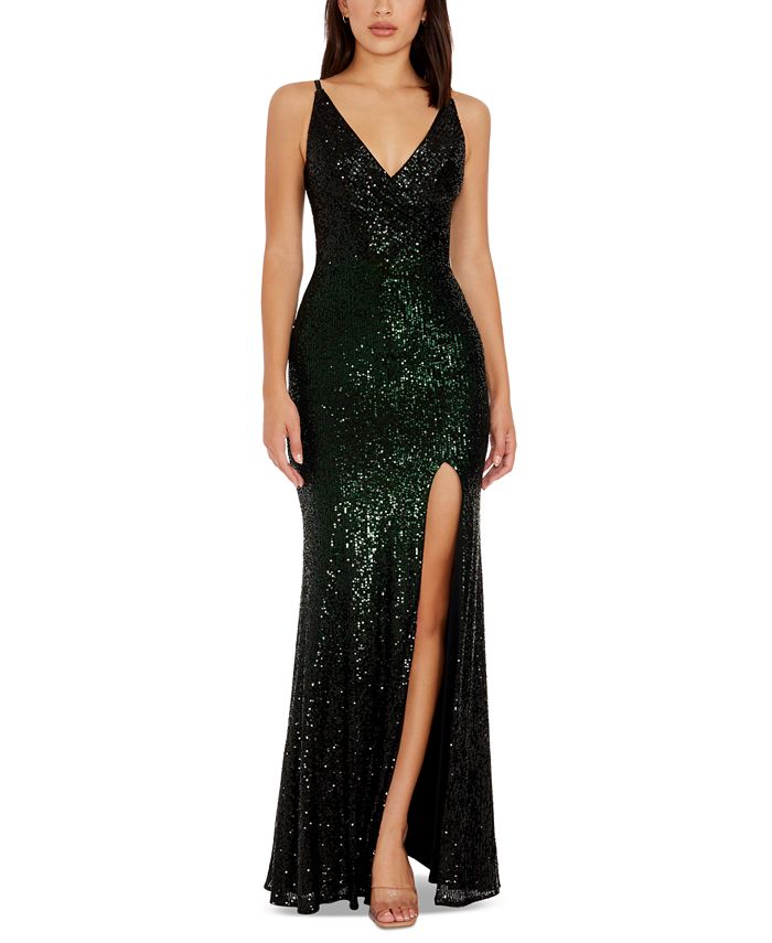 Dress the hot sale population sequin gown