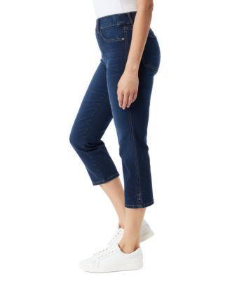 Women's Shape Effect Pull-On Capri Jeans