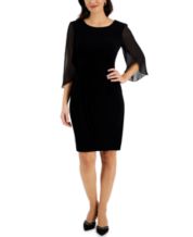 Macys petite black dresses outlet