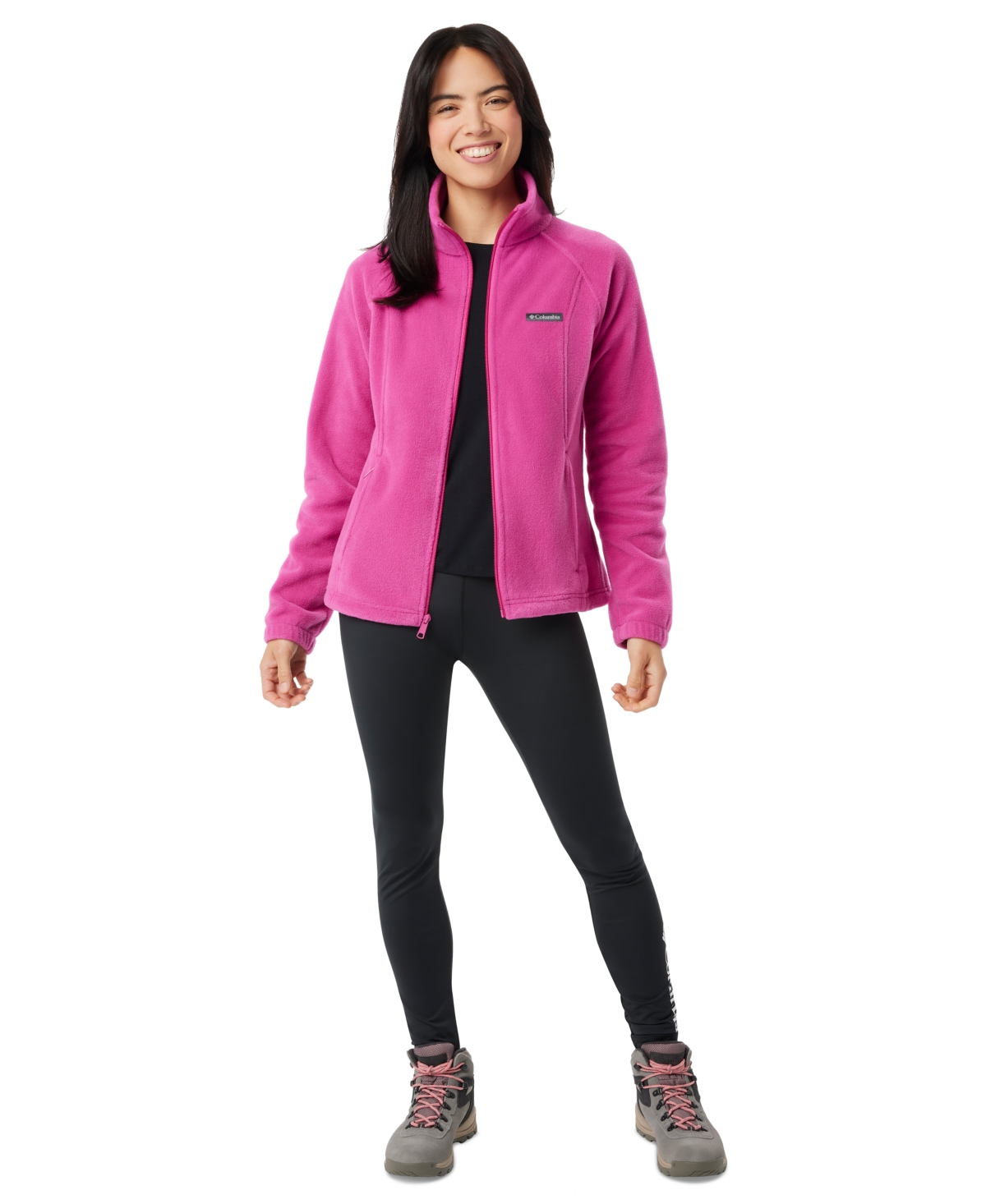 Columbia Women's Benton Springs Fleece Jacket, Xs-3x In Fuchsia