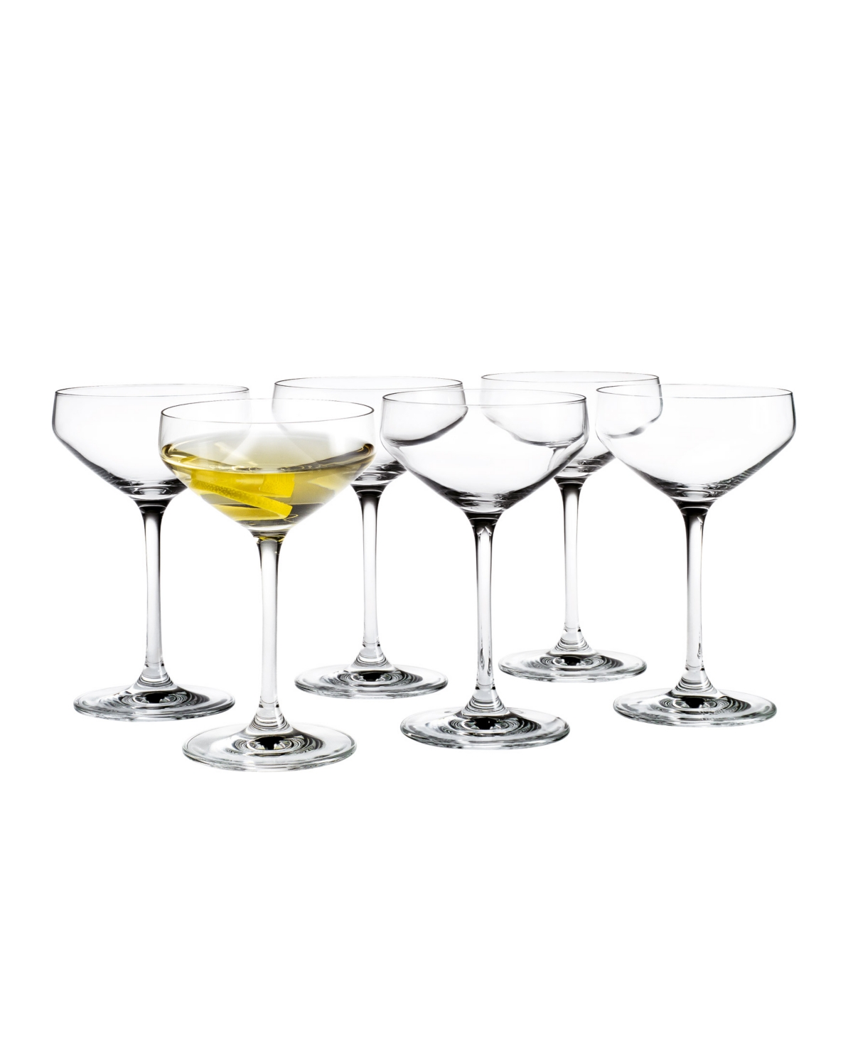 Rosendahl Perfection Martini Glasses, Set Of 6 In Clear