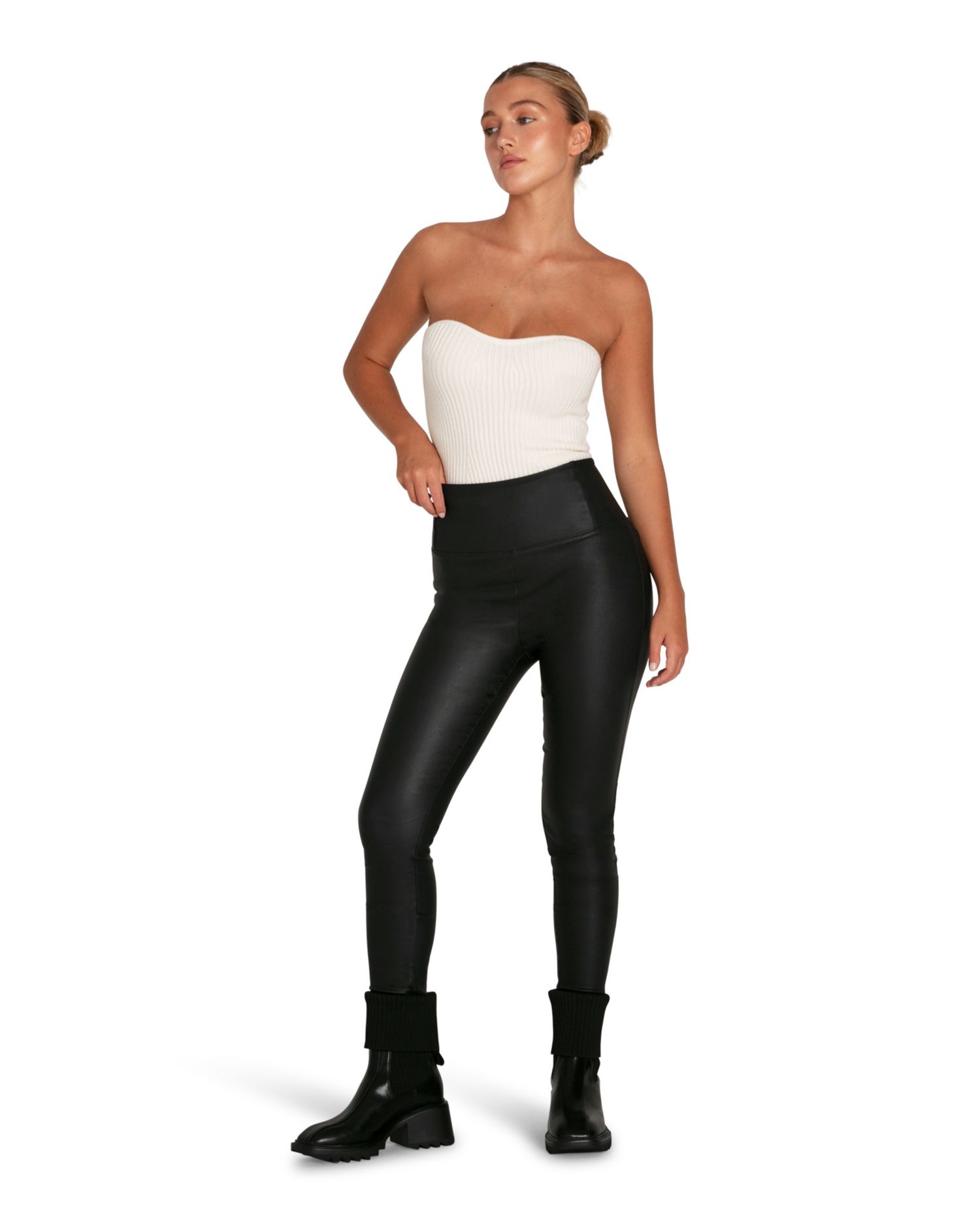 Women's Belle and Bloom City Slicker Coated Leggings