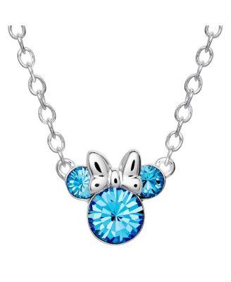 Minnie Mouse Birthstone Necklace