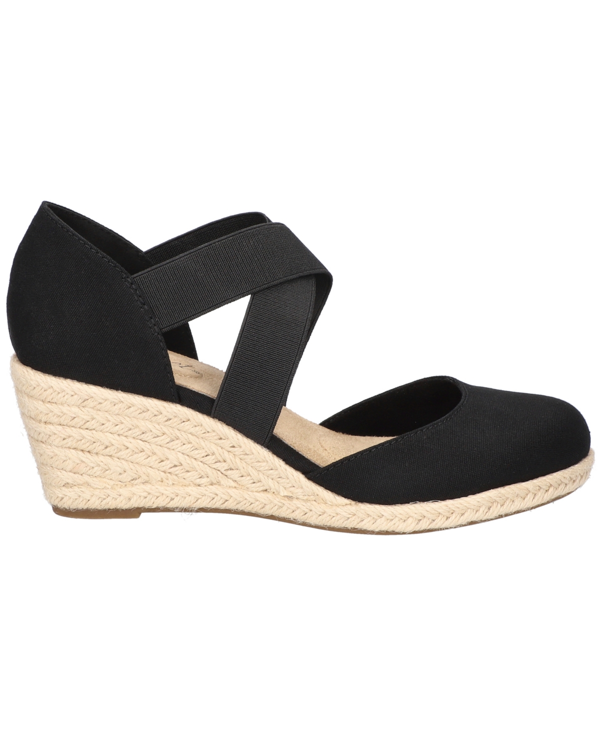 Easy Street Women's Pari Slip-On Espadrille Wedges Sandals