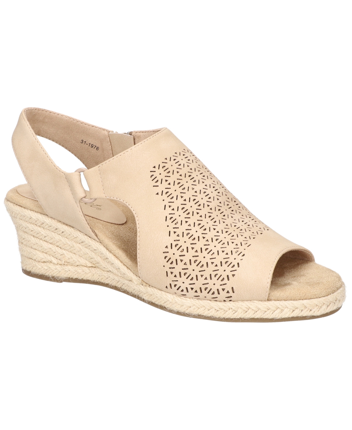 Easy Street Women's Serena Zip Espadrille Wedgeals
