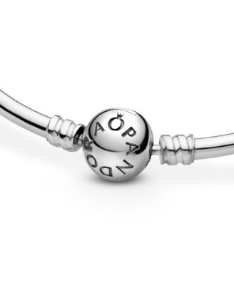 Moments Sterling Silver Clasp Closure Bangle Bracelet
