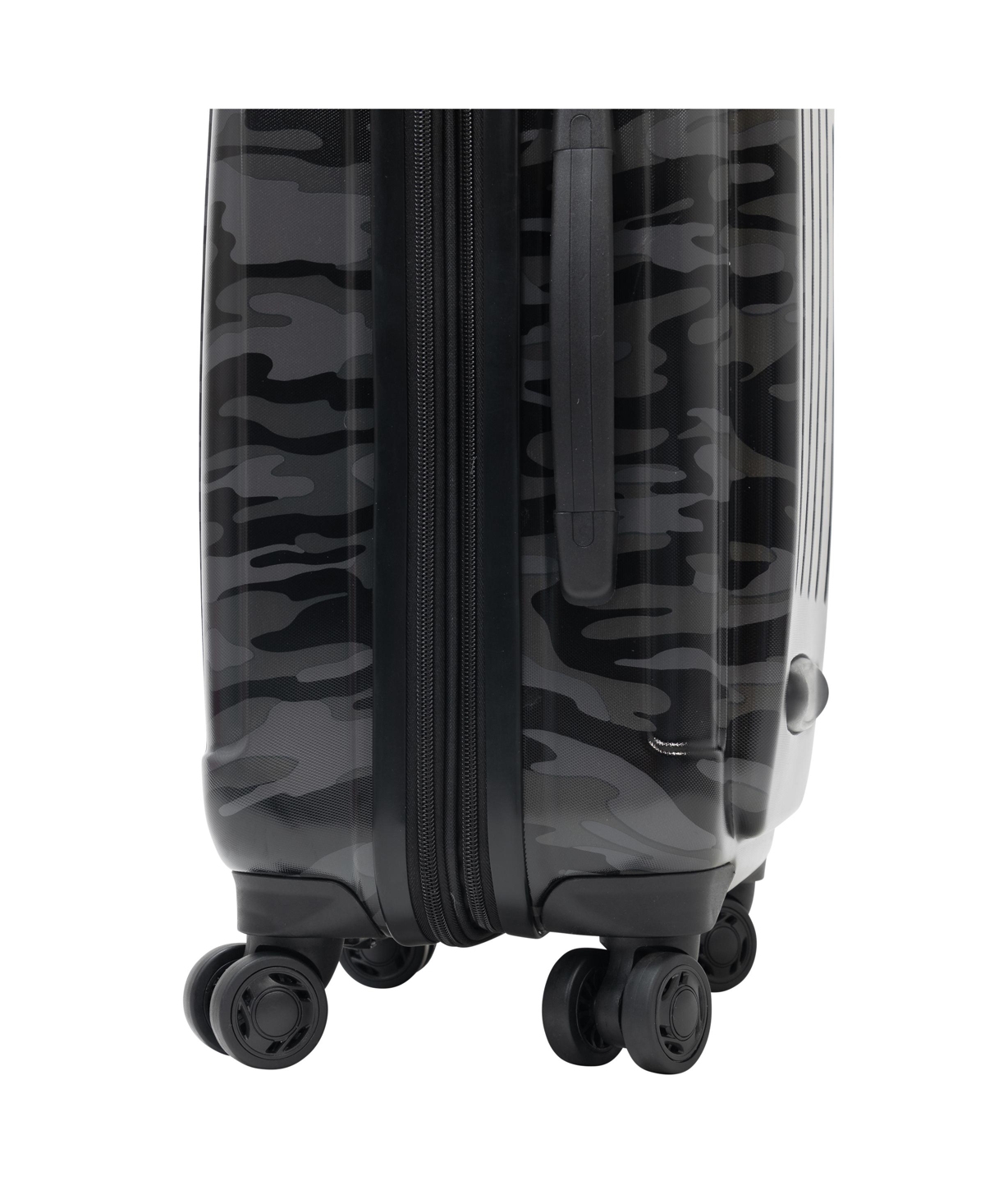 Shop Kenneth Cole Reaction Renegade Camo 20" Hardside Expandable Luggage In Camo Black