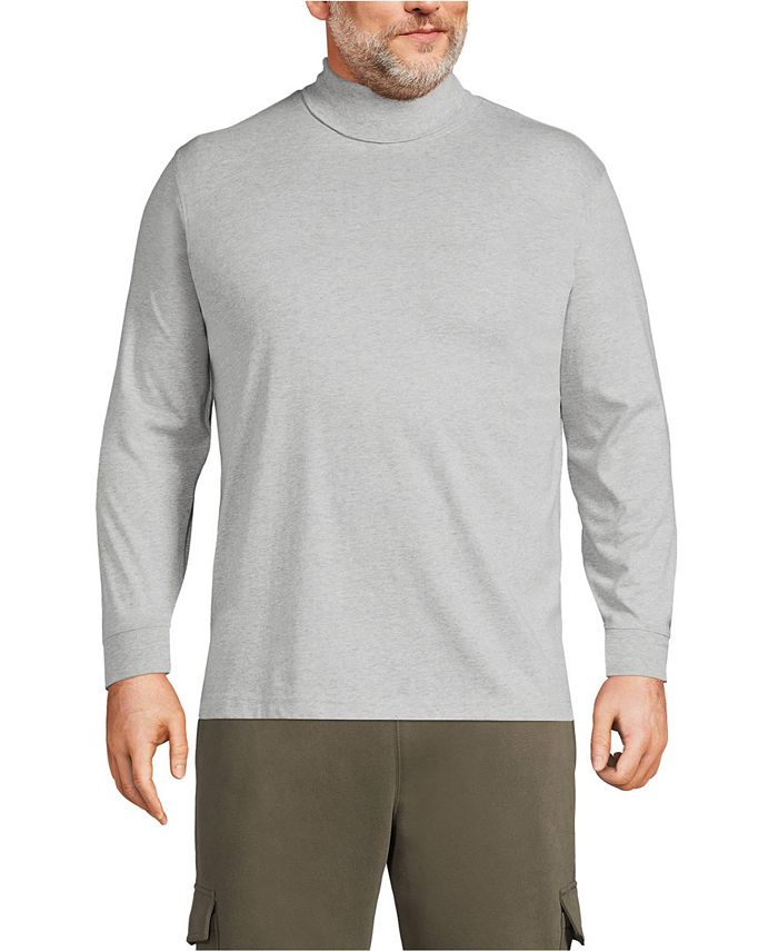 Lands End Big Tall Super T Turtleneck T Shirt Macy s