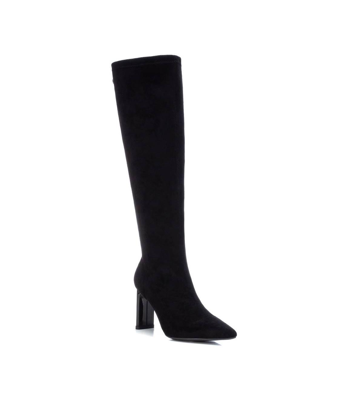 Women's Suede Dress Boots By Xti - Black